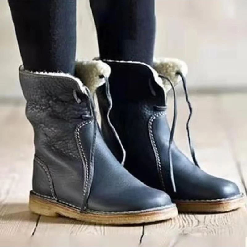Bradford Leather Waterproof Winter Snow Boots