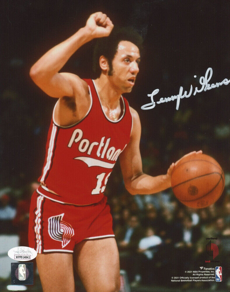 9x All Star Portland Trail Blazers HOF Lenny Wilkens Signed 8x10 Photo Poster painting (JSA COA)