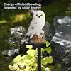 LED Resin Simulation Animal Lawn Ground Plug Lamp Weatherproof Solar Figures Energy-Saving Lighting Easy To Use for Outdoor Patio Yard Balcony Courtyard