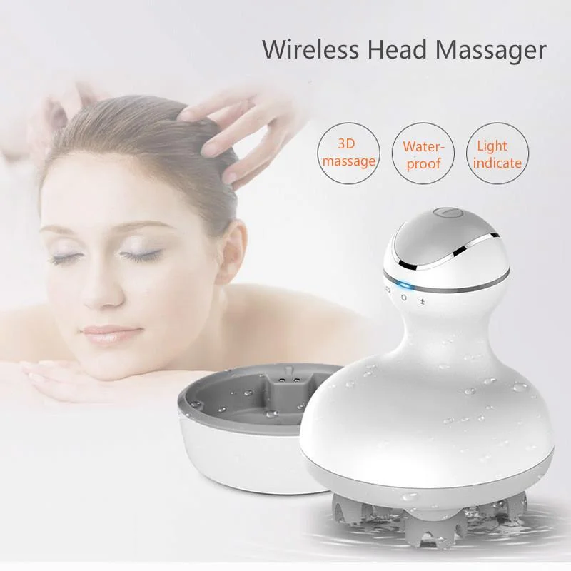 3D waterproof Electric Head Massager