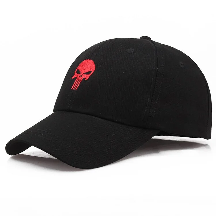 Skeleton Embroidery Baseball Cap Hip Hop Snapback Outdoor Sports Sun Hat Men Women Punisher Caps Casquette