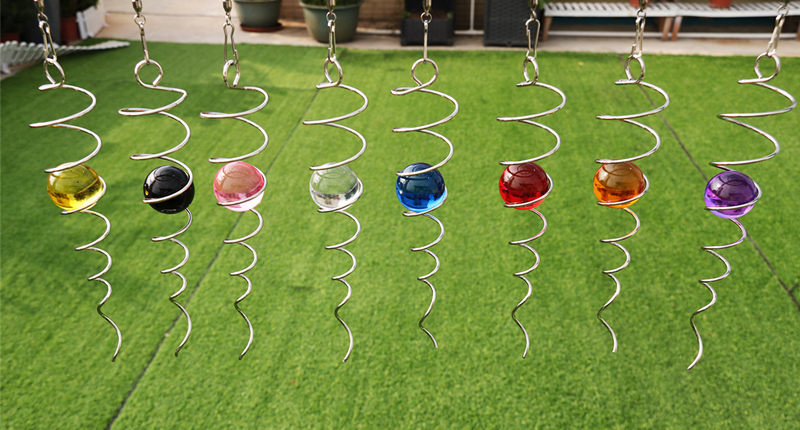 Tegooe Hummingbird 3D Metal Wind Spinner for Garden Patio Decor Tegooe