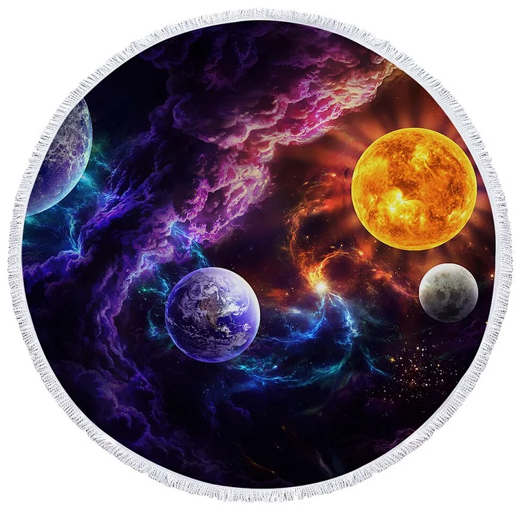 Planet - Circle Tapestry - 1.5M