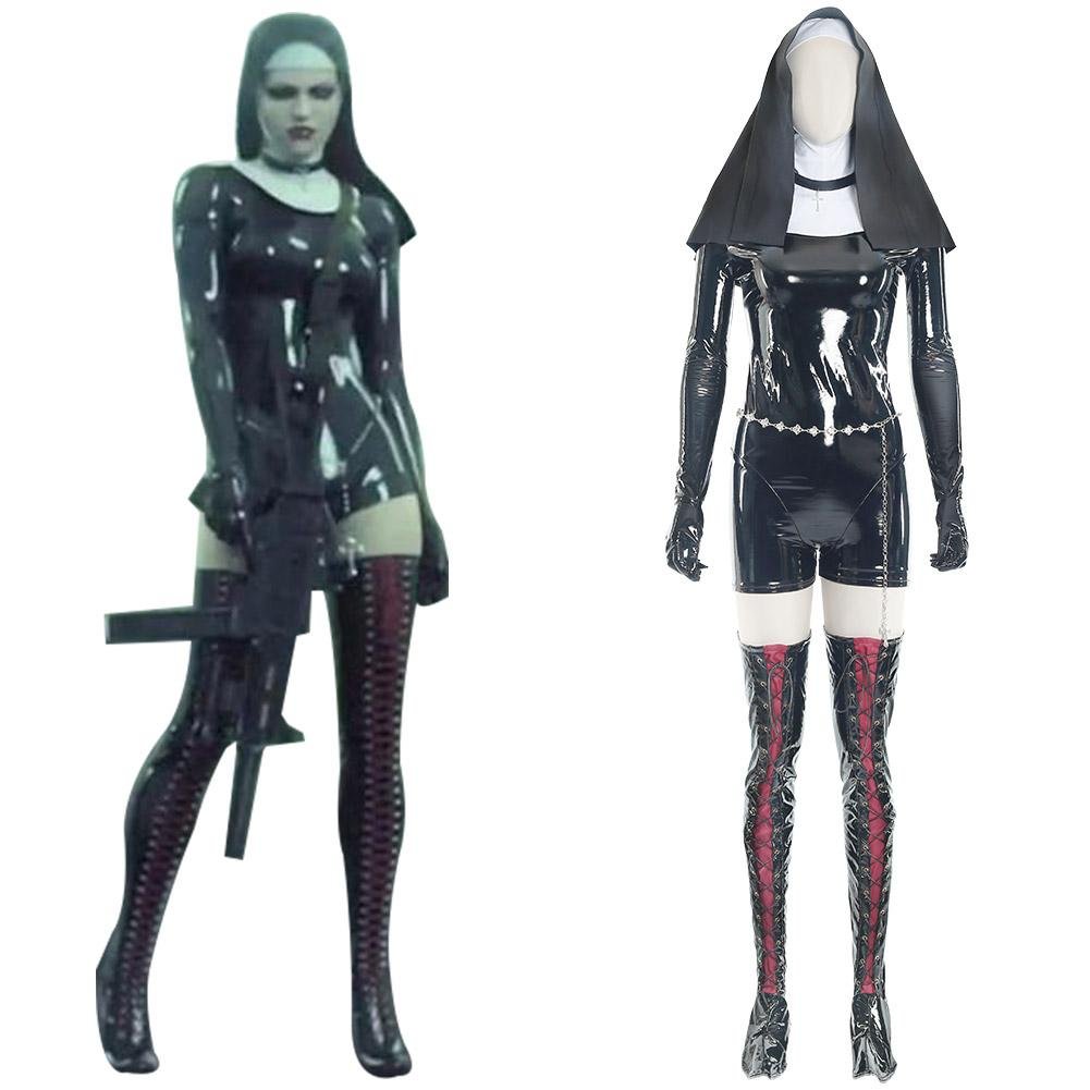 Nun Hitman 5 Absolution Sister Rosewood Orphanage Uniform Cosplay Costume