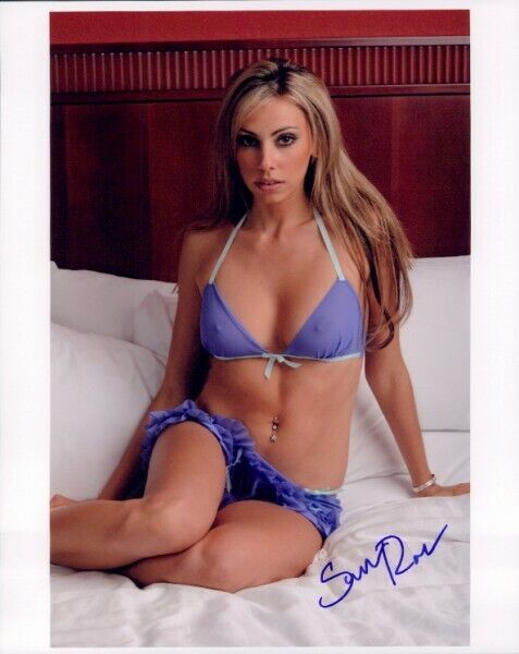 Sarah Rae autographed 8x10 Photo Poster painting COA