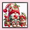 Cherry Gnome - 11CT Stamped Cross Stitch - 45*45cm