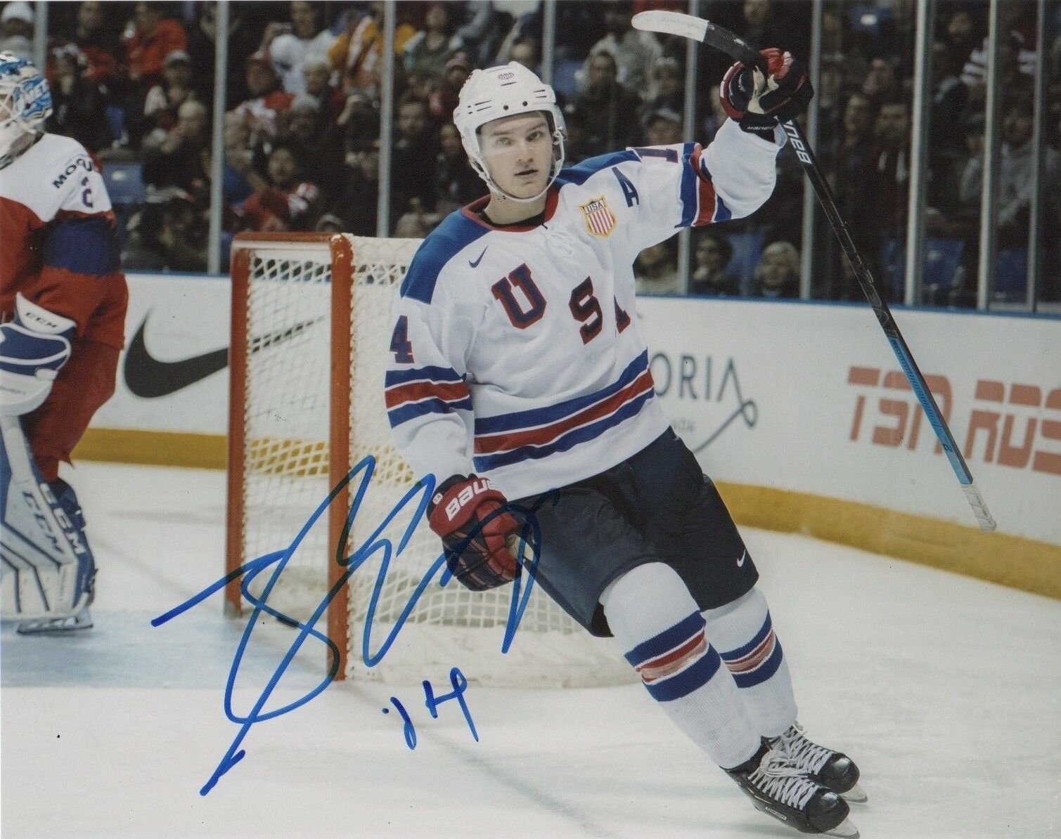 Team USA Josh Norris Signed Autographed 8x10 Photo Poster painting COA #8