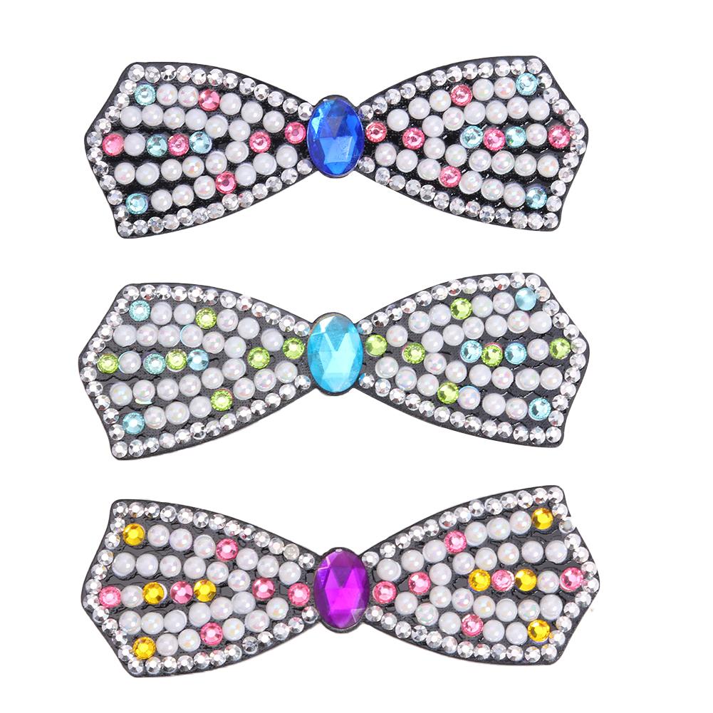 

3pcs Flower-DIY Creative Diamond Hairpin, 501 Original