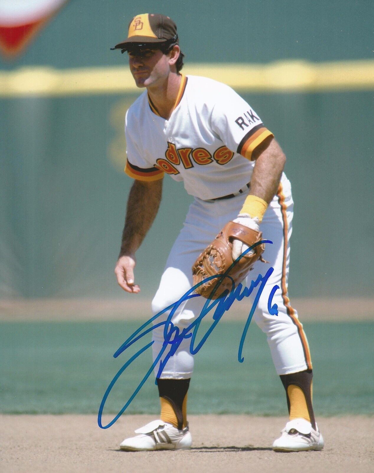 STEVE GARVEY SIGNED SAN DIEGO PADRES 8x10 Photo Poster painting #2 w/COA