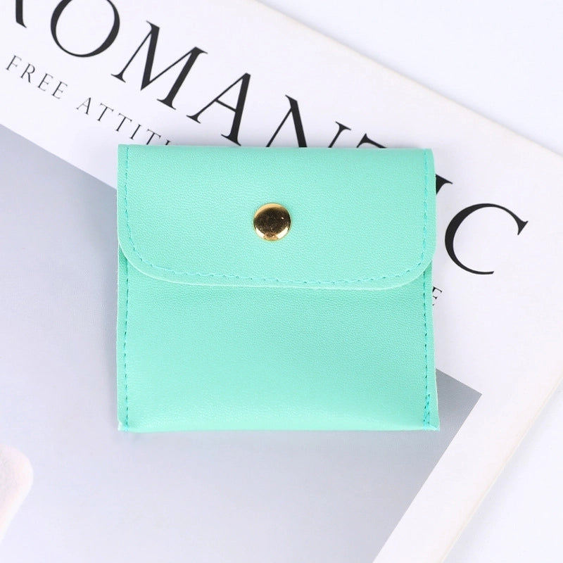 1 Piece Pu Leather Minimalist Daily Solid Color Jewelry Packaging Bags