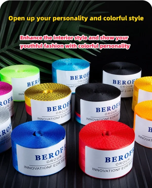 Universal Colored Seat Belts For Cars