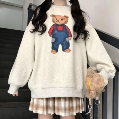 Cute Bear Loose Hoodie