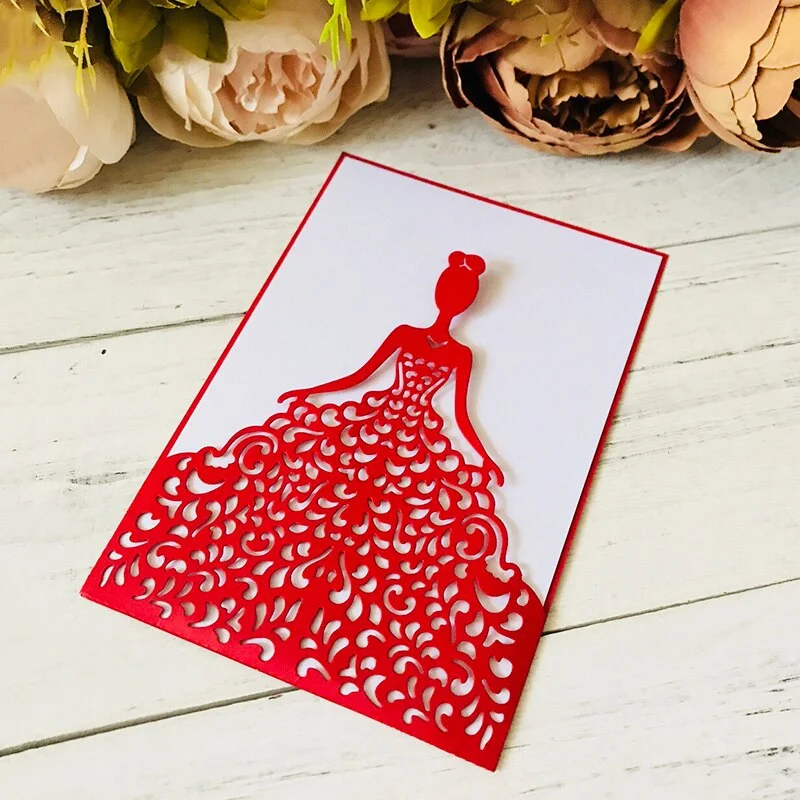 Princess invitation Craft Metal Cutting Die die cuts Birthday Scrapbooking Album DIY Paper Card Craft Embossing Die Cuts
