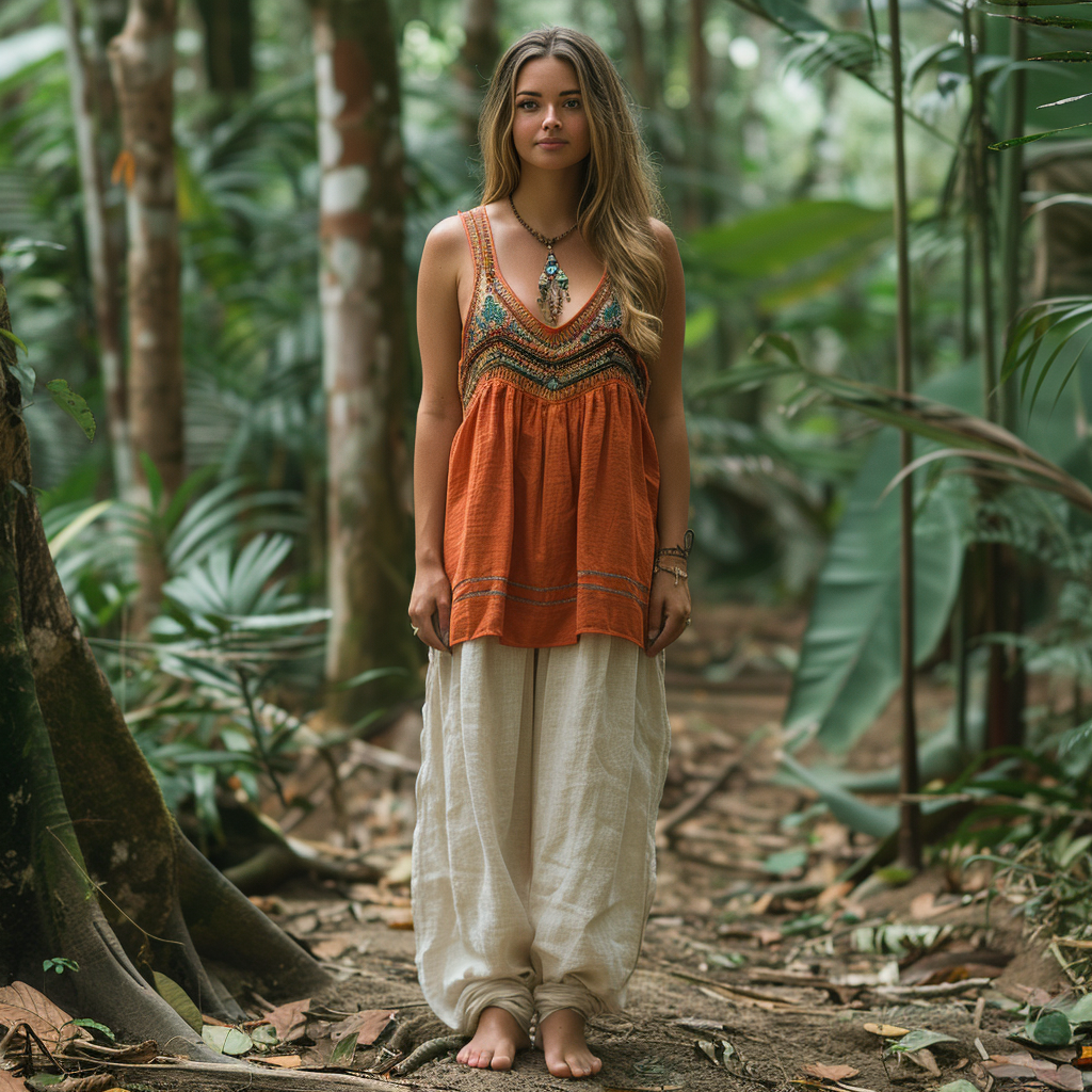 Simple V-neck Sleeveless Camisole, Comfortable And Breathable Lapel Linen Top