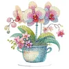 Orchid&eacute;e phalaenopsis acrylique - ornement d&rsquo;artisanat 5d bricolage