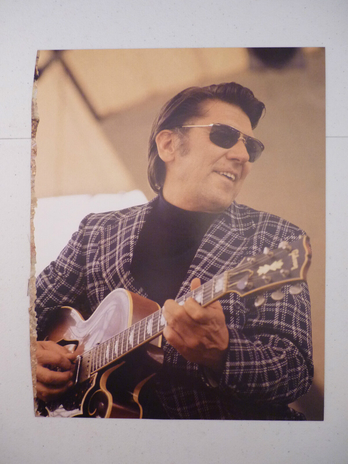 Tal Farlow Octopus Guitarist 12x9 Coffee Table Book Photo Poster painting Page