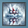 Diamond Painting-DIY Full Round Drill Fishing Gnome