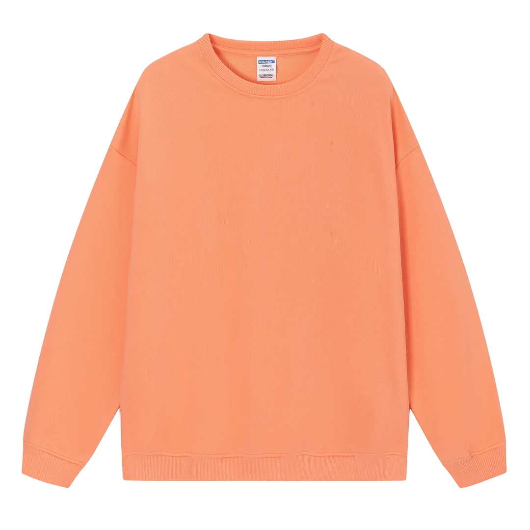 Men's Basic Orange Sweatshirt