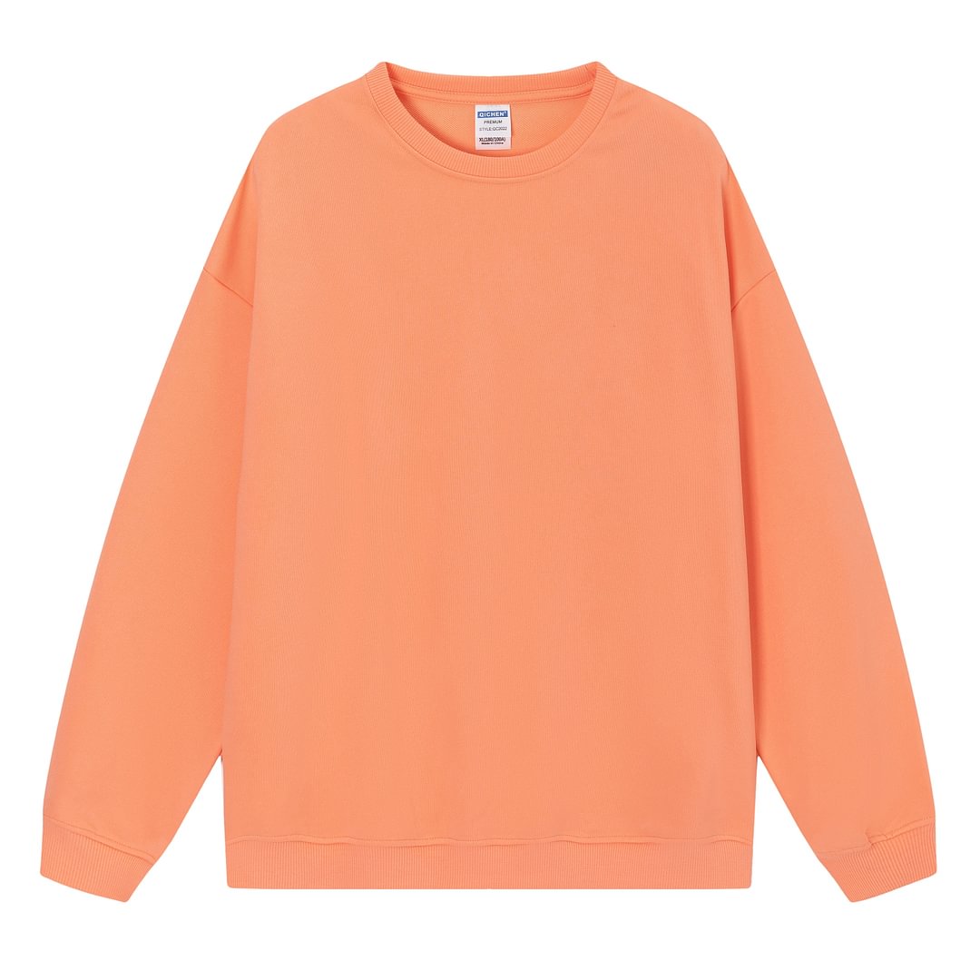 Men's Basic Orange Sweatshirt