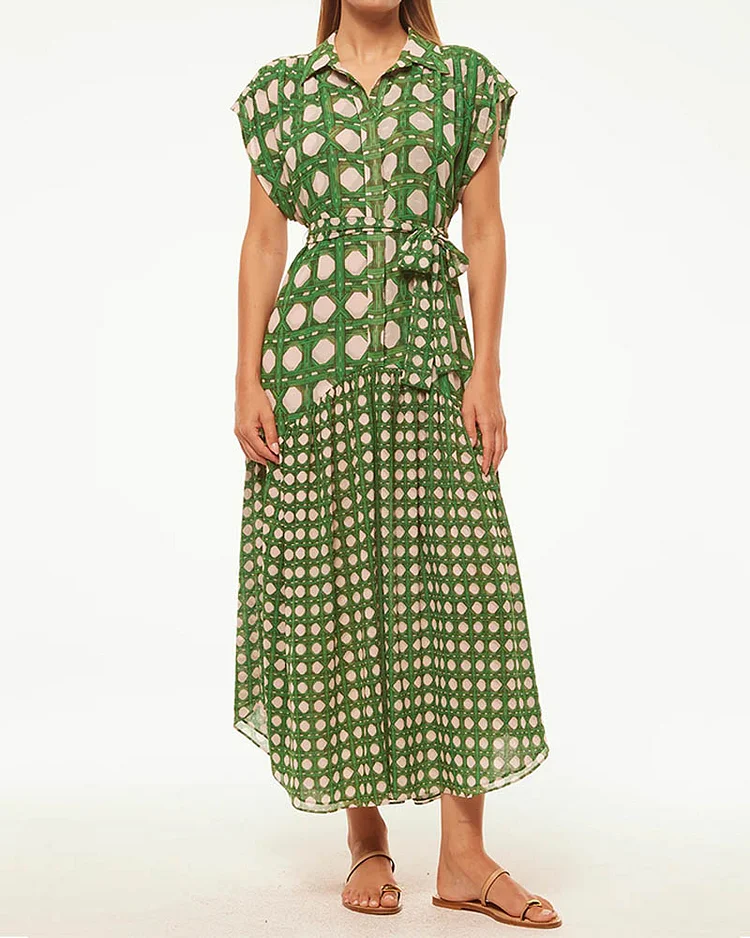 women's fashion printed dress