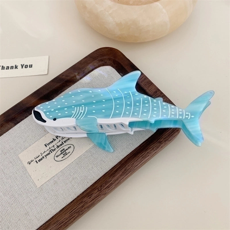 Women’s Minimalist Classic Style Fish Acetic Acid Sheets Hair Claws