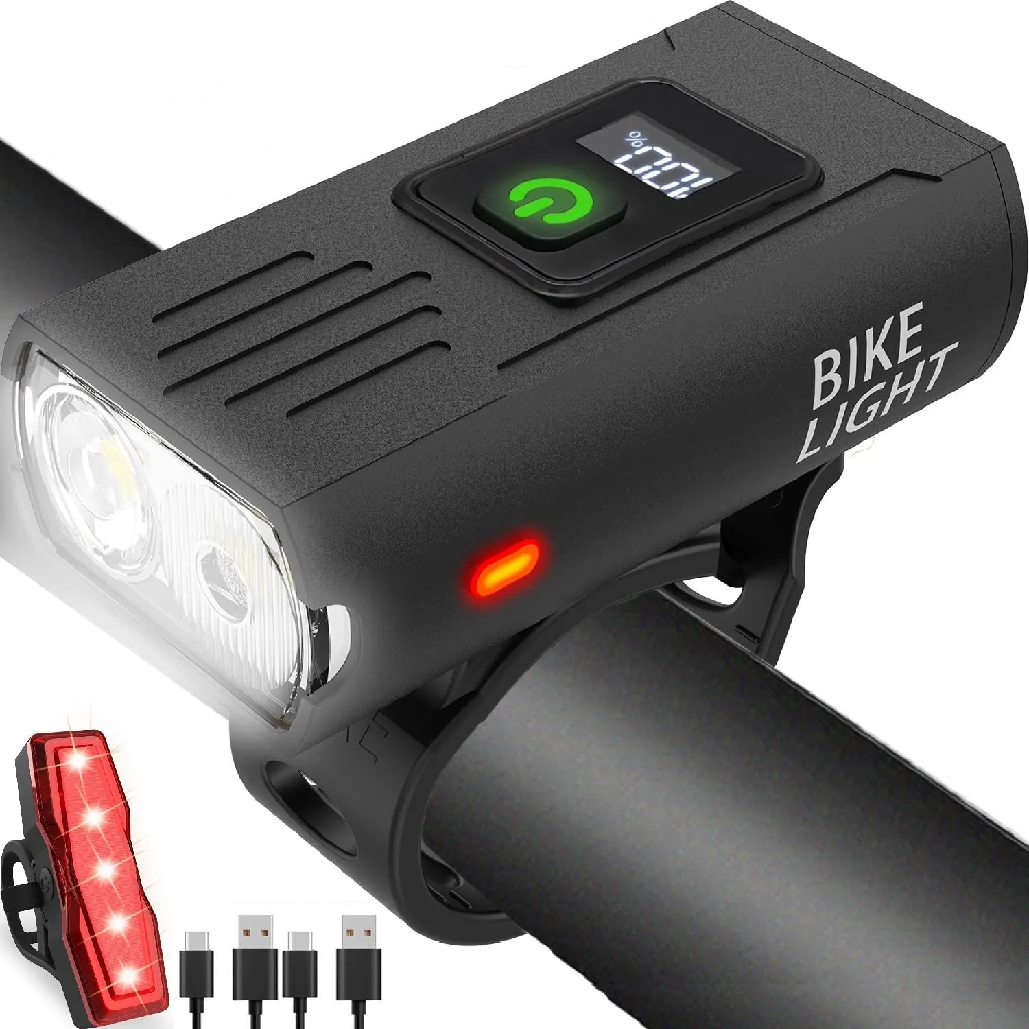 Victoper BL-2-PD Rechargeable Bike Light Set-Victoper