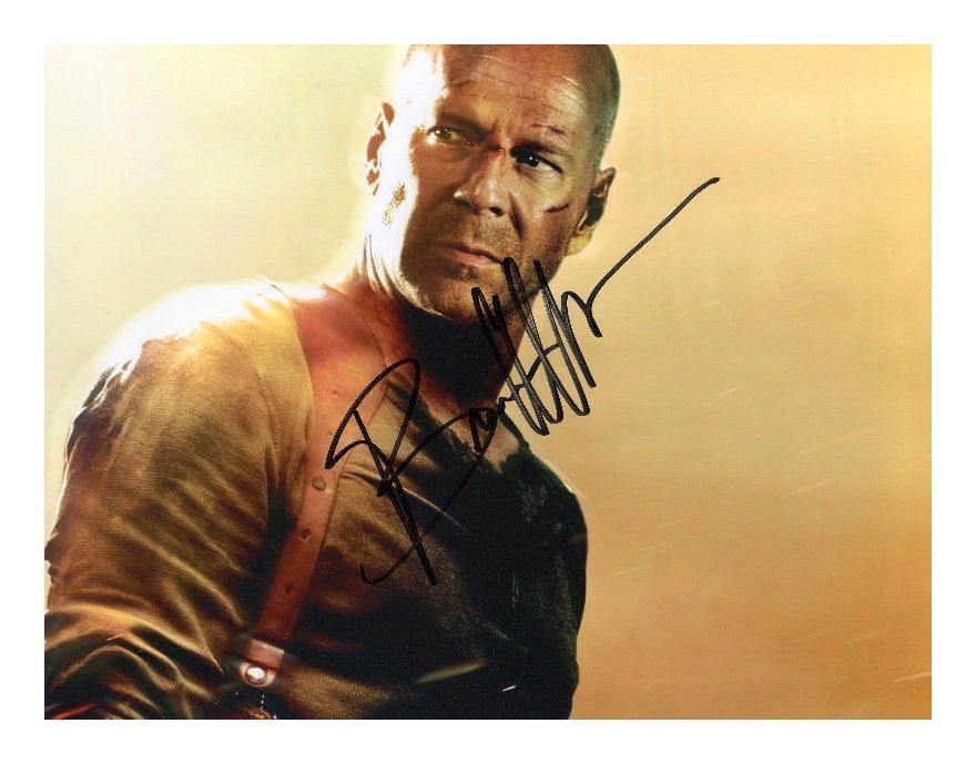 BRUCE WILLIS - DIE HARD AUTOGRAPHED SIGNED A4 PP POSTER Photo Poster painting PRINT 6