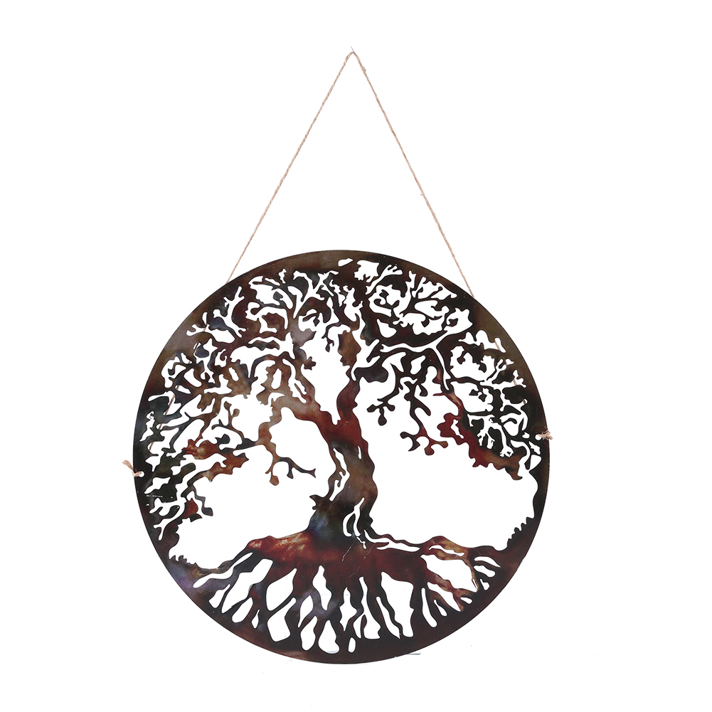 

Metal Life Tree Art Crafts Rust-proof Hanging Ornament Home Garden Decor, 501 Original