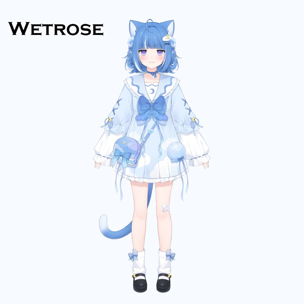 [Deposit Poll] Wetrose Vtuber Kurageu Roa Cosplay Costume 海月雲ろあコスプレ