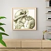 Cat - 9CT Partial Beaded Cross Stitch Kit(35x30cm)