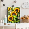 Diamond Painting -DIY Full Round Drill Sunflower Frog