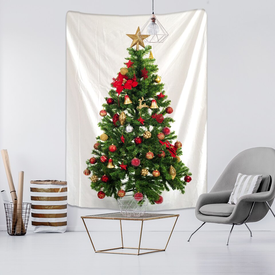 

Wall Tapestry - New Year Christmas Tree-150*130cm, 501 Original