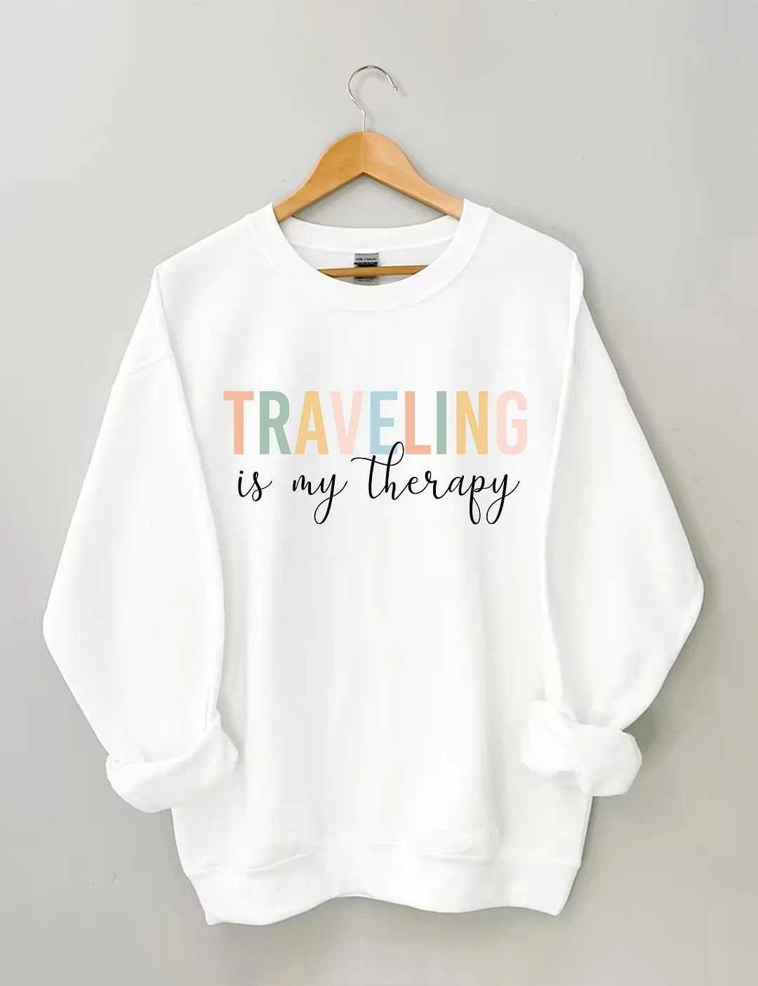 Travel Is My Therapy Sweatshirt