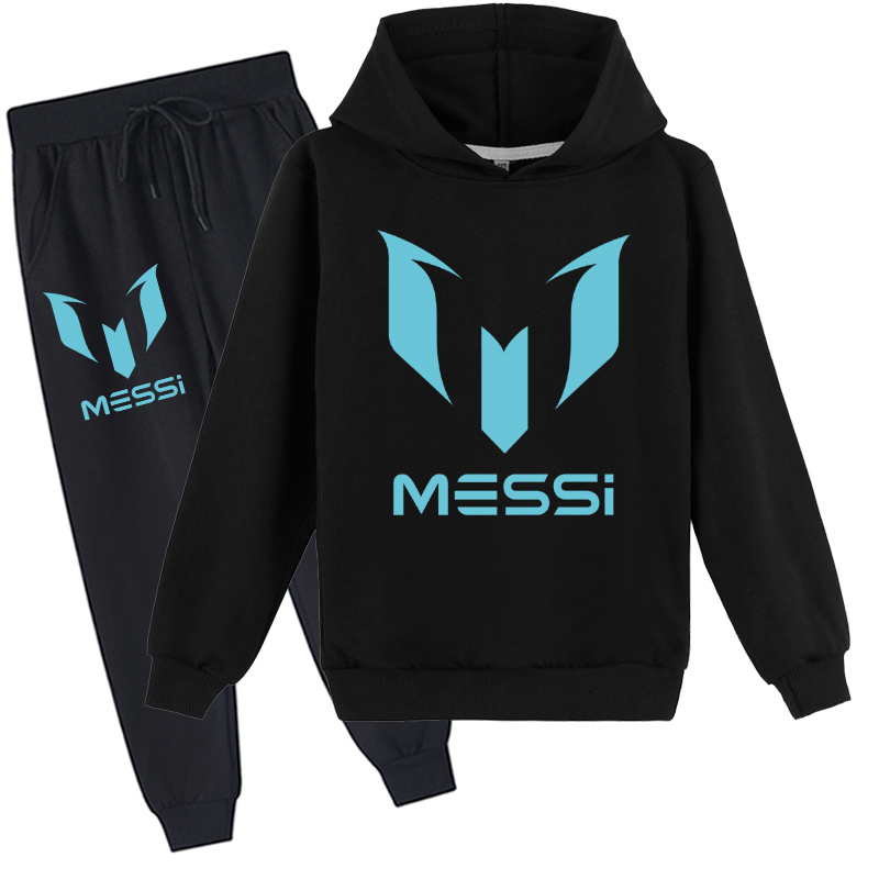 Mayoulove Messi Hoodie Set for Boys  Girls - Stylish Soccer Apparel, Perfect for Fans-Mayoulove