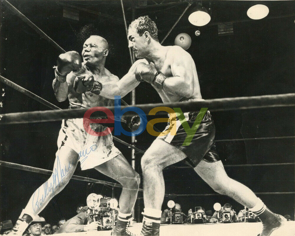 Rocky Marciano Signed 8x10 Boxing Photo Poster painting Autographed reprint