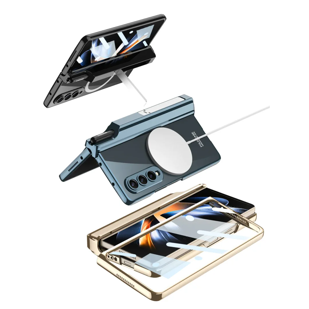 Applicable To For Samsung Wireless Magnetic Phantom Pen Holder Mobile Phone Case