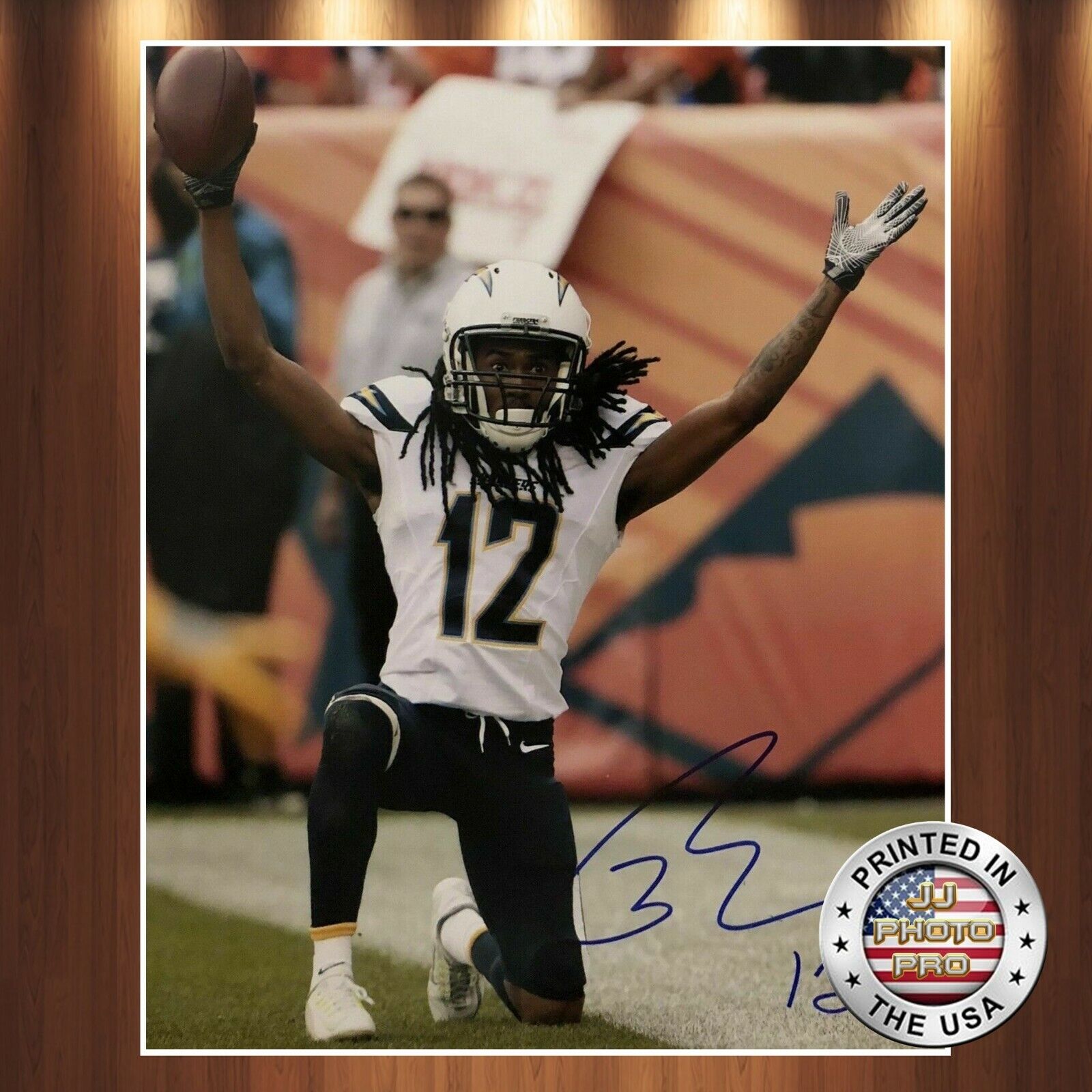 Travis Benjamin Autographed Signed 8x10 Photo Poster painting (Chargers) REPRINT