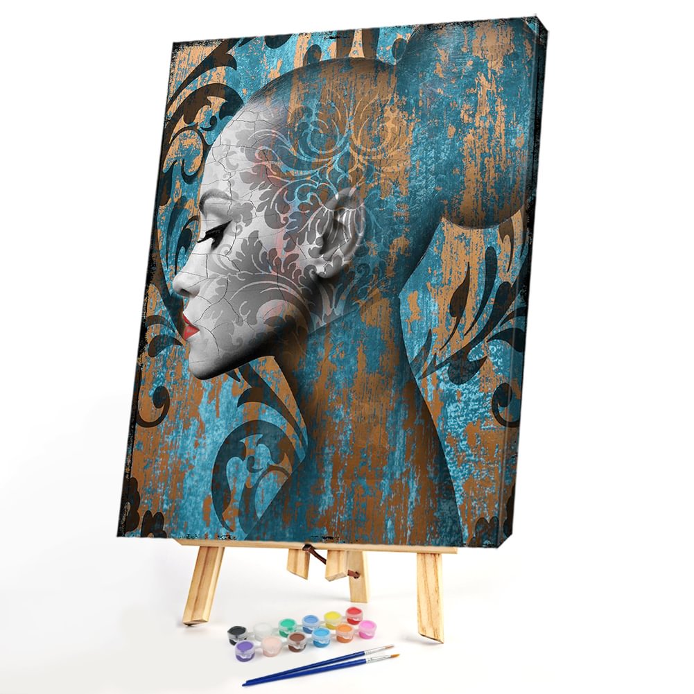 Abstract Woman(40*50cm)Painting By Numbers