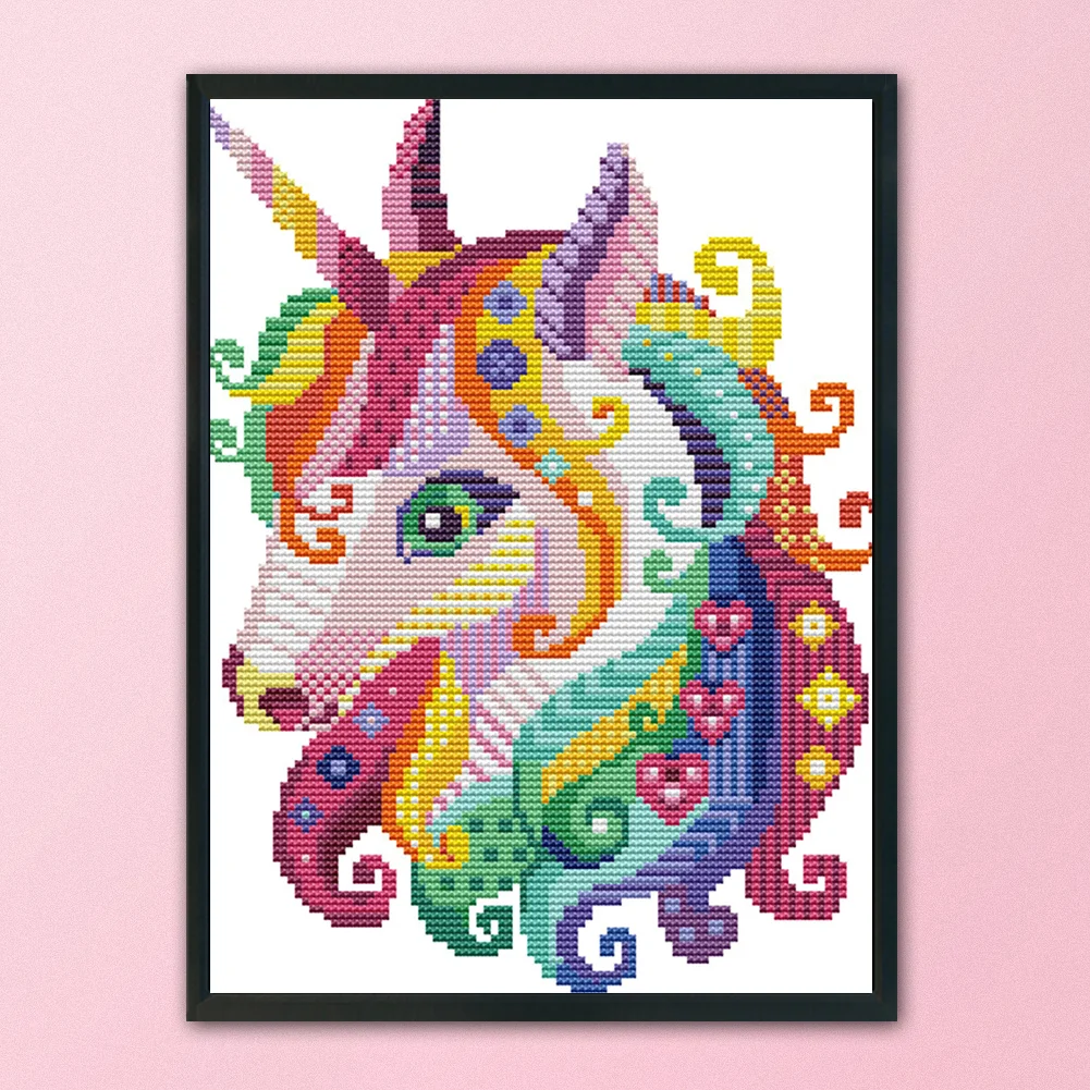 14ct Stamped Cross Stitch - Unicorn(30*22cm)