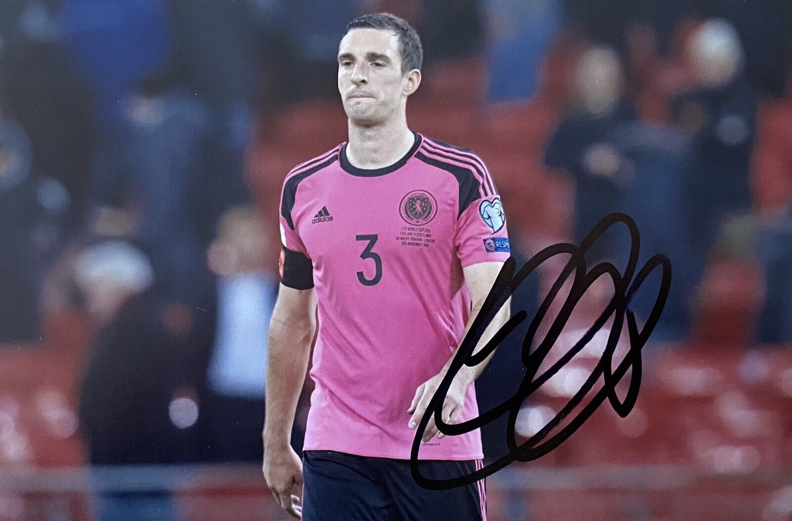 Lee Wallace Genuine Hand Signed Scotland 6X4 Photo Poster painting