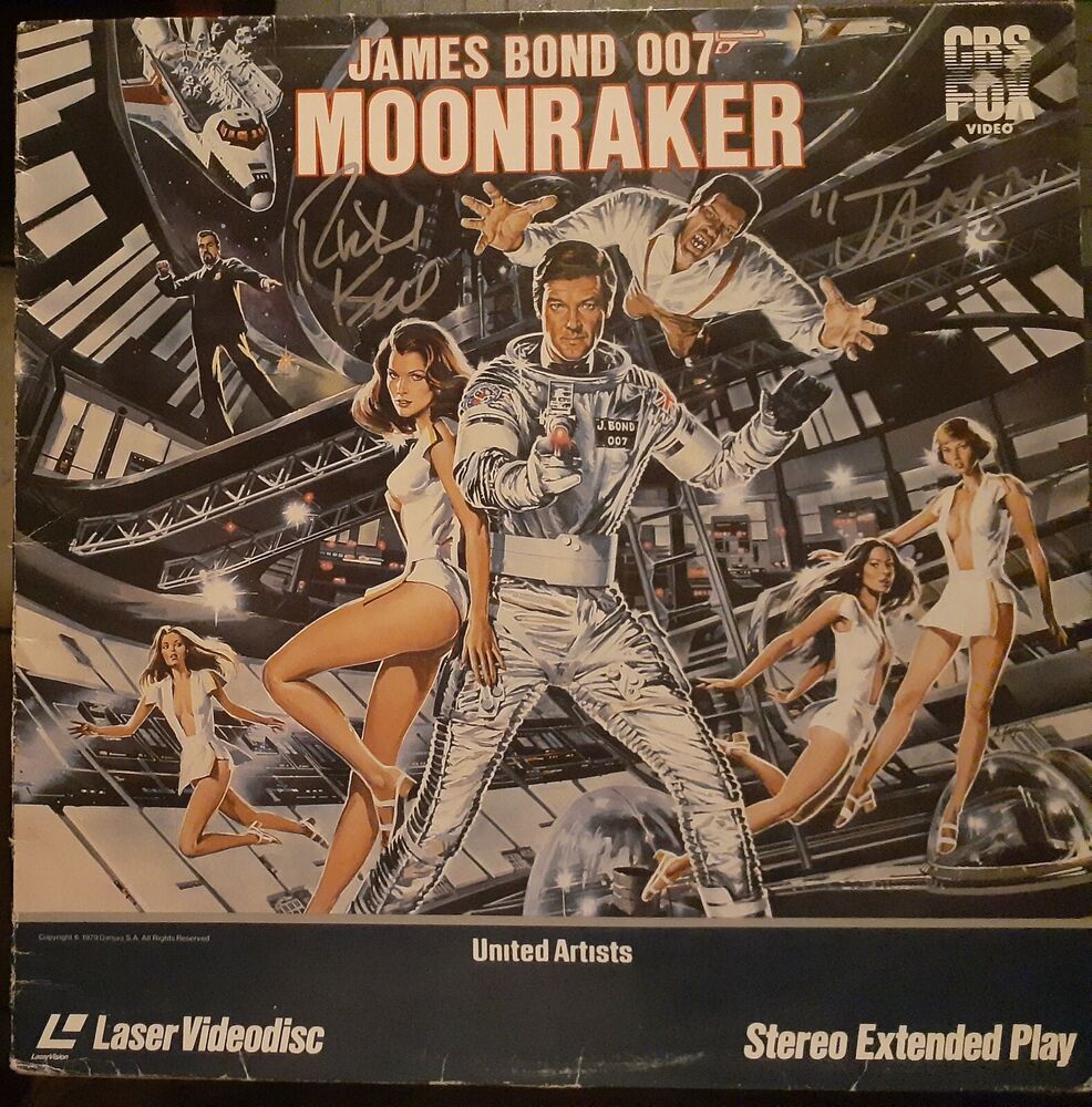 Moonraker signed LaserDisc