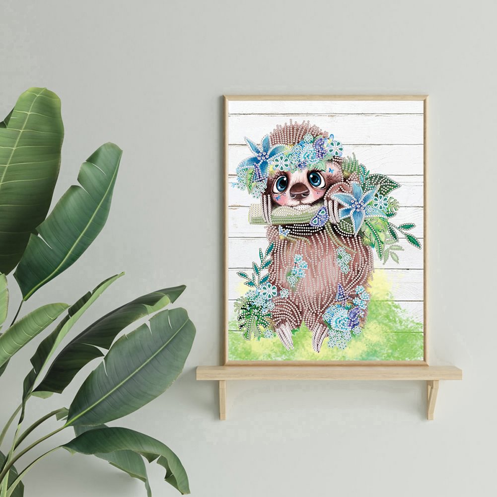 swarovski crystal sloth