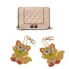 >SALE<DIY Keychain Hand Made Diamond Painting Full Drill Pendants Art Crafts (Fox)
