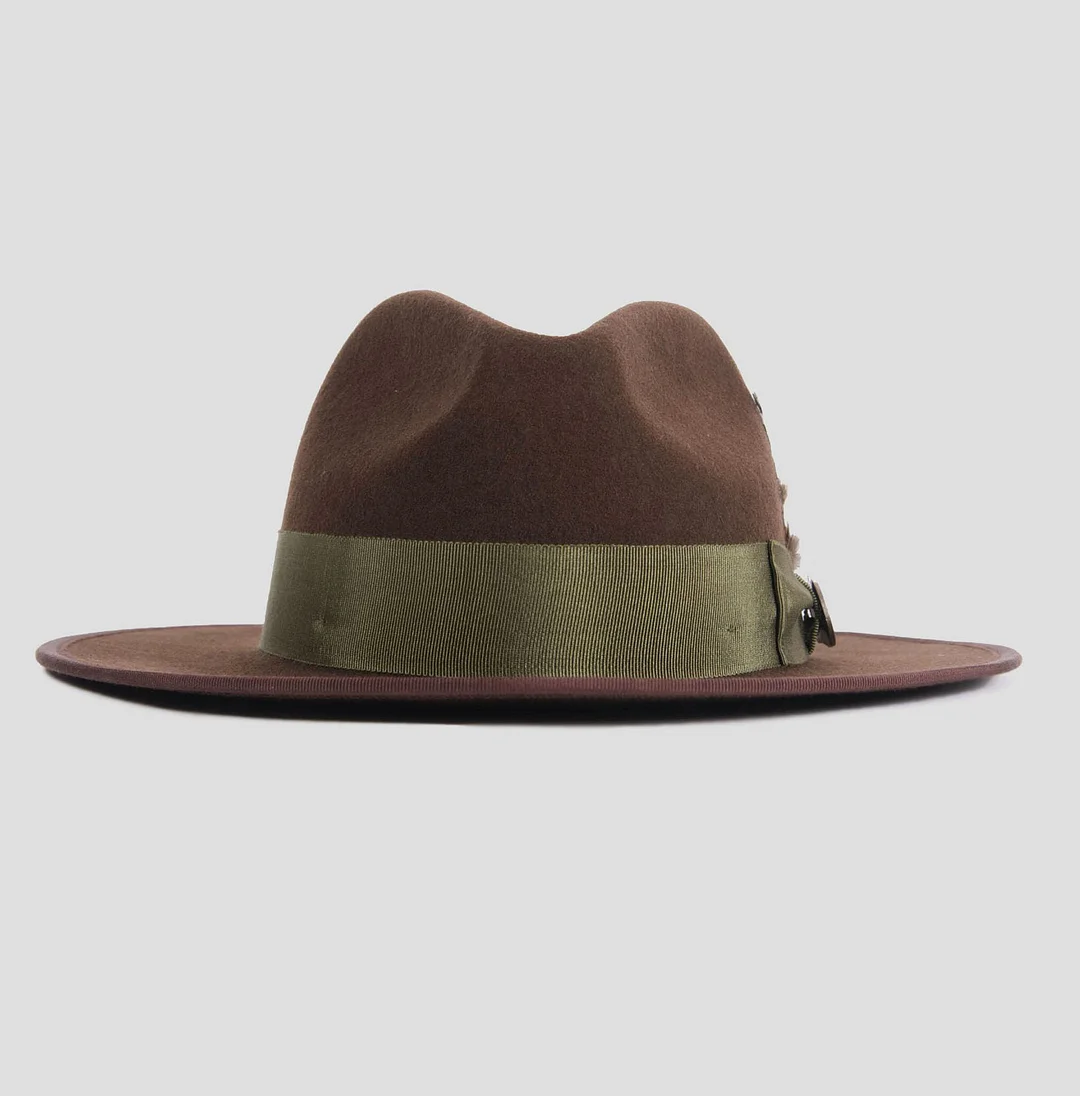 Eerguson James Fedora &ndash; Brown [Fast shipping and box packing]