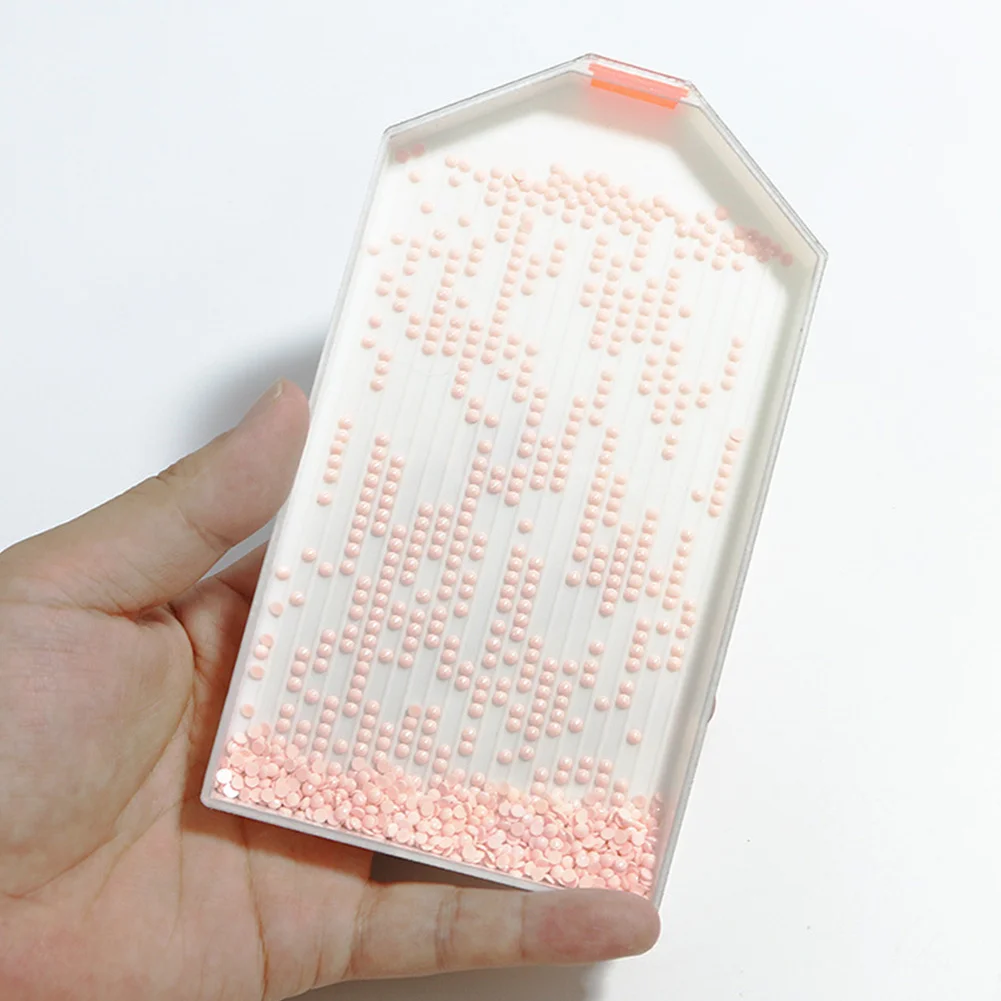 DIY Diamond Painting Point Drill Tray Storage with Cover Embroidery Tools