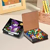 (US Local)5D DIY PU Snowman Diamond Painting Notecard Box Gem Art Sticky Note Holder