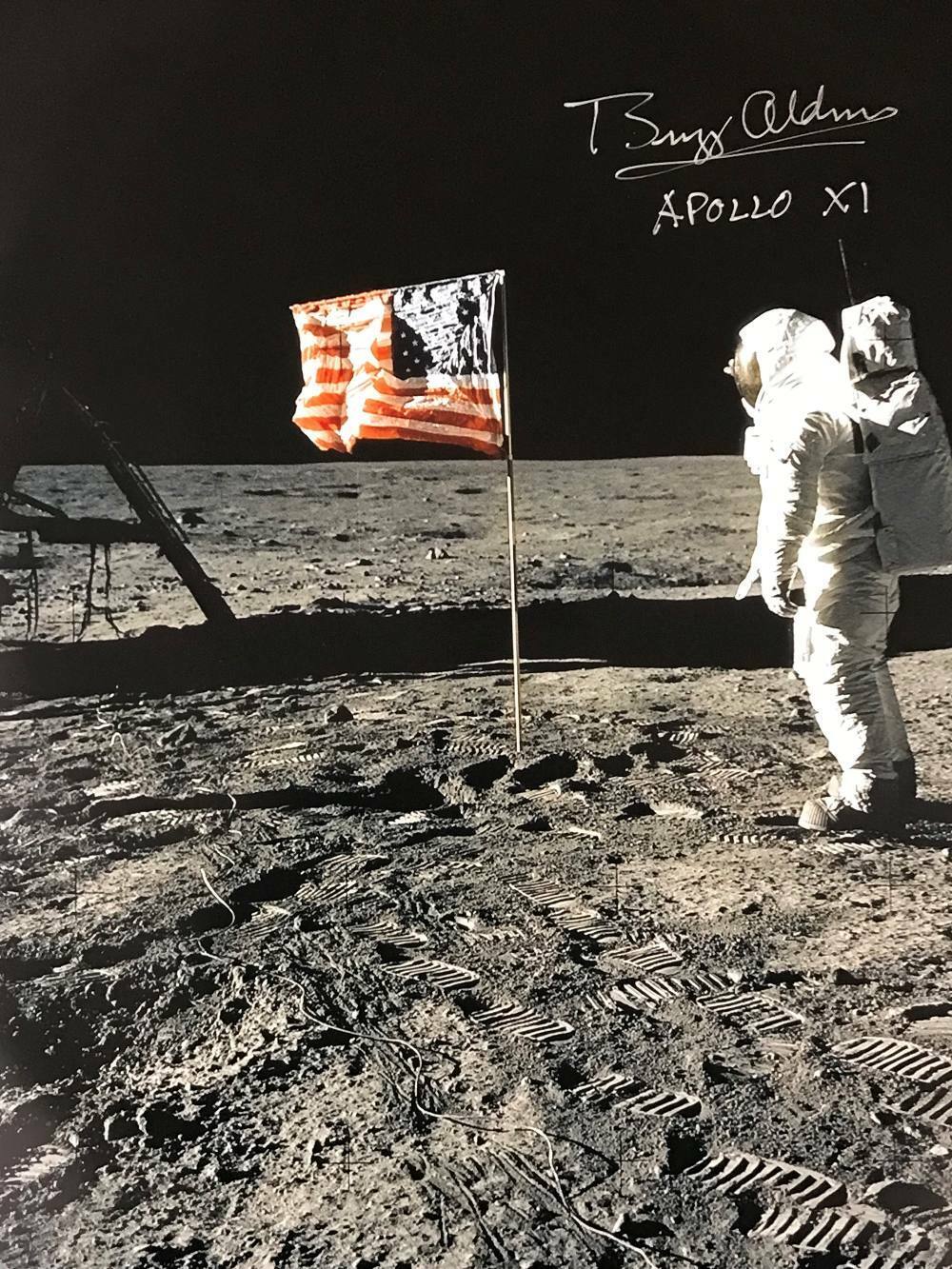 BUZZ ALDRIN Signed Photo Poster paintinggraph - Apollo XI Astronaut - 2nd Man on Moon - preprint