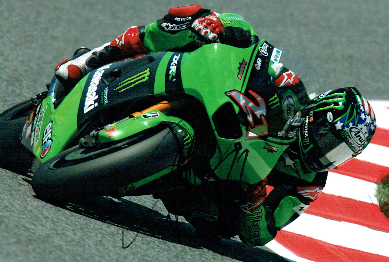 John HOPKINS SIGNED Autograph Kawasaki Rider The HOPPER 12x8 Photo Poster painting AFTAL COA