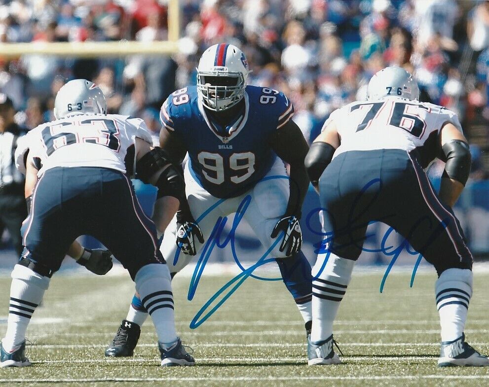 MARCELL DAREUS SIGNED BUFFALO BILLS FOOTBALL 8x10 Photo Poster painting #2 NFL AUTOGRAPH PROOF