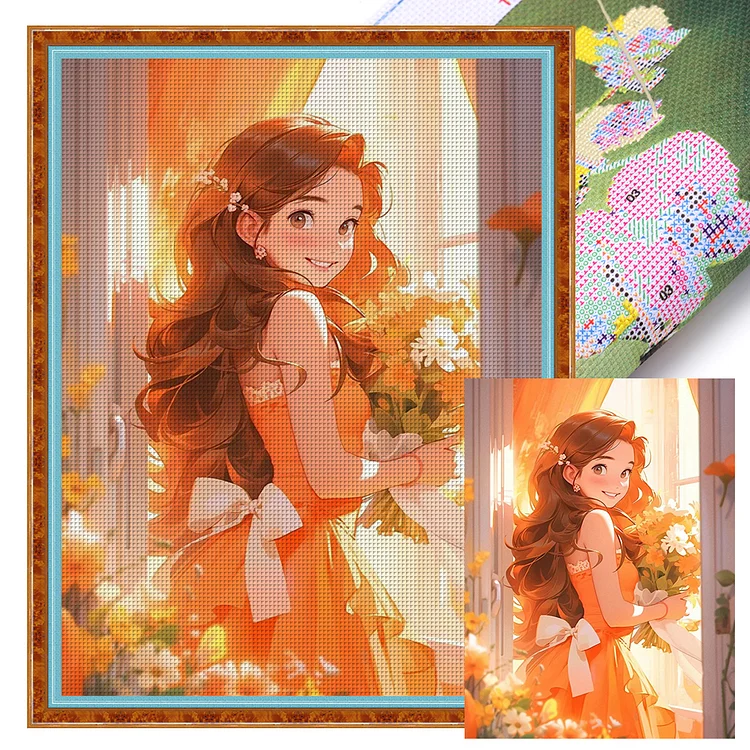 Disney Princess - Printed Cross Stitch 11CT 50*65CM